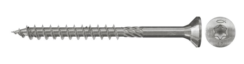 Träskruv Fischer FPF-ST P; 6,0x70 mm; TX30; 100 st.