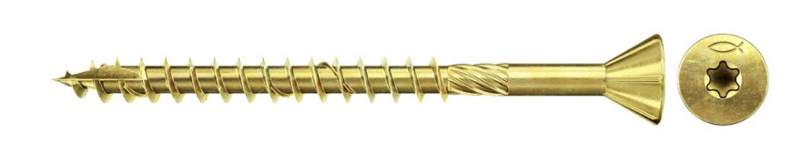 Träskruv Fischer FDF-ST YZP; 4,5x45 mm; TX20; 200 st.