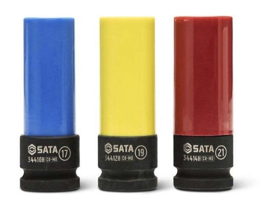 Krafthylsesett Sata ST09142G; 1/2''; 3 st.