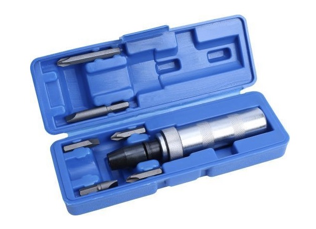 Slagskruvmejsel Condor Werkzeug C0224 + Bits spår
