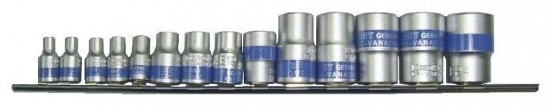 Hylsnyckelsats KingRoy KR30158014; 14 st.