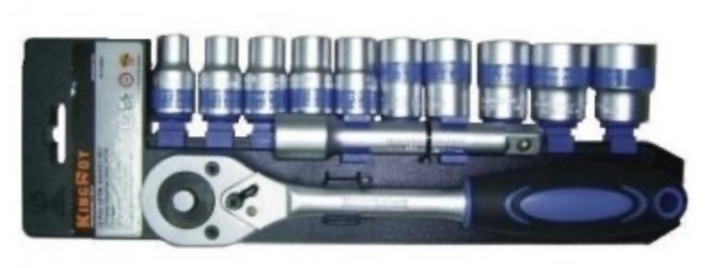 Hylsnyckelsats KingRoy KR012MSA; 1/2''; 12 st.