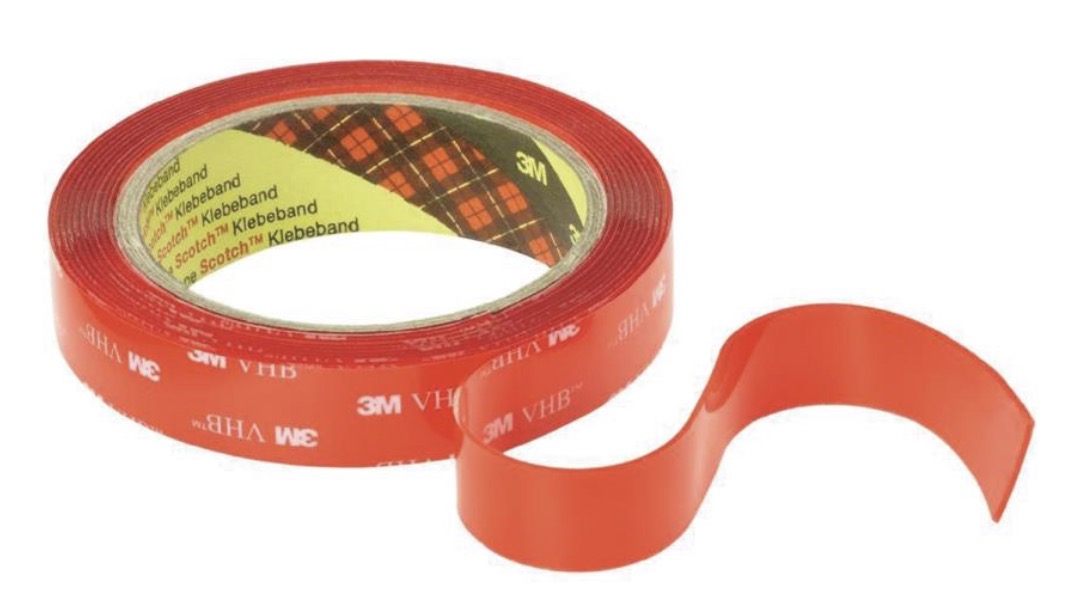 Dubbelsidig tejp 3M VHB 4910F; 19 mm; 3 m; ofärgad