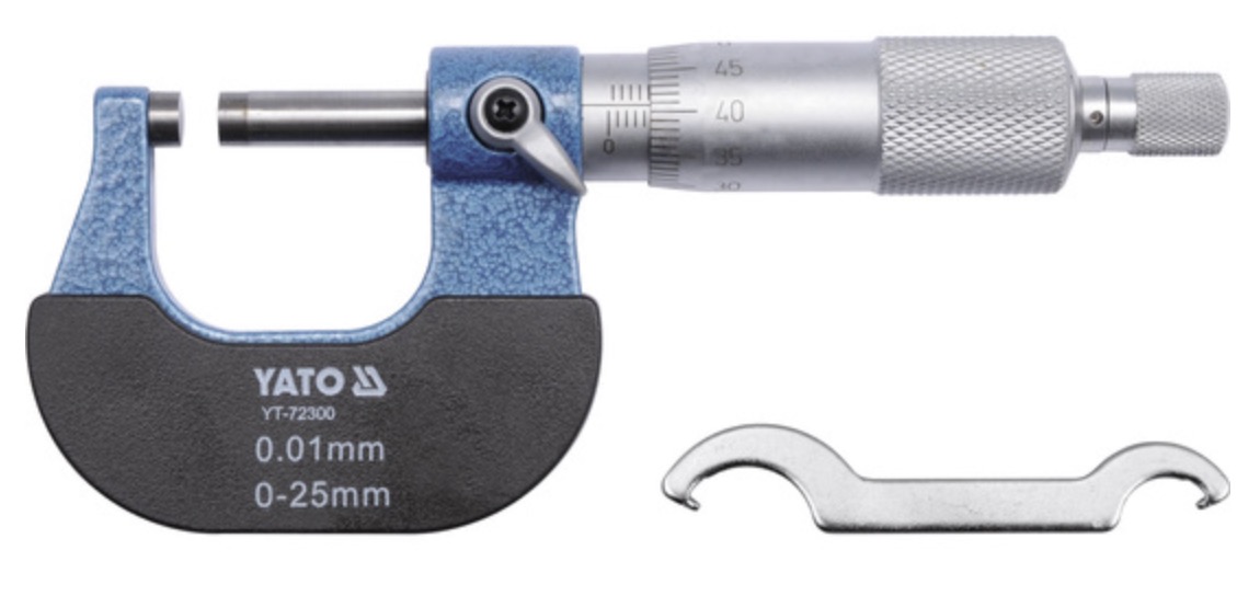 Mikrometer Yato YT-72300; 0-25 mm