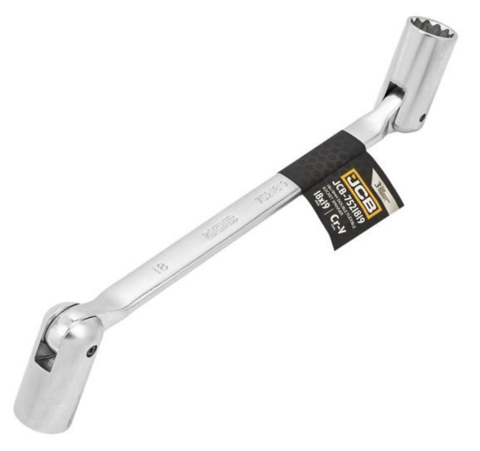 Svivelhylsnyckel JCB 7521819; 18x19 mm