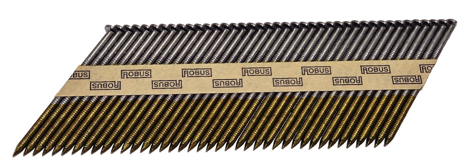 Spik Robus; 63x2,8 mm; 34°; 4600 st; i räfflad skaft