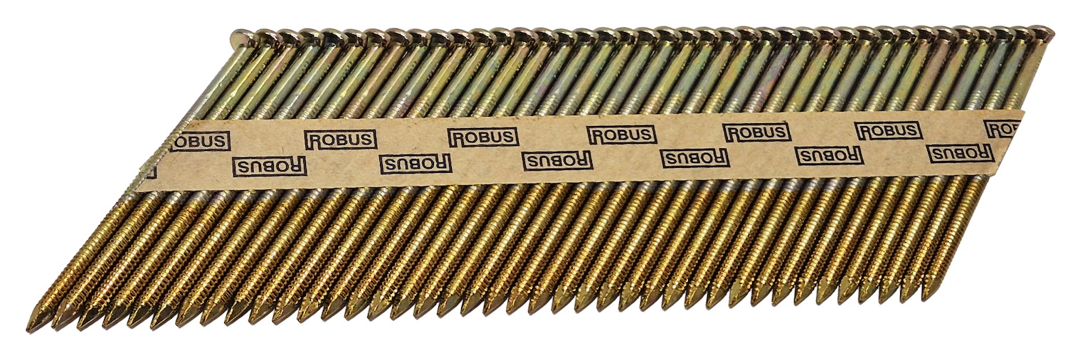 Spik Robus; 63x2,8 mm; 34°; 4600 st; i räfflad skaft