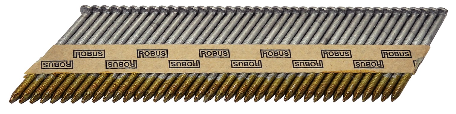Spik Robus; 50x2,8 mm; 34°; 6000 st.; varmförzinkad; räfflad