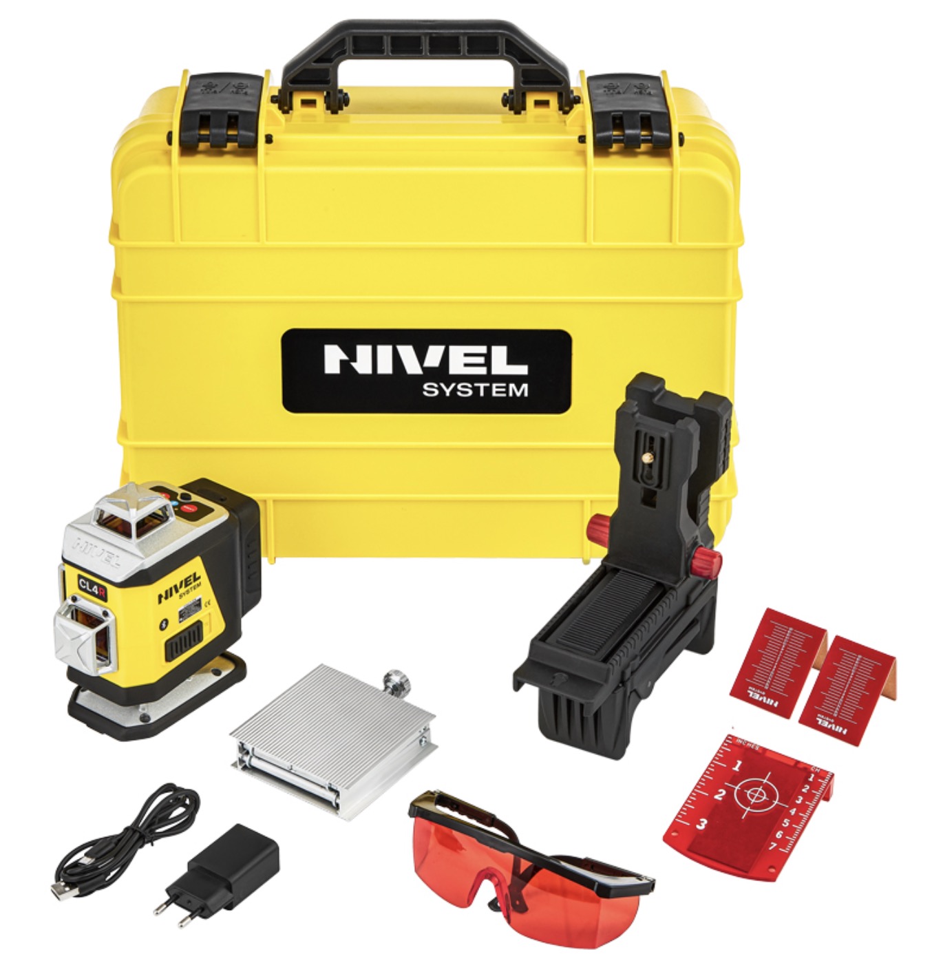Korslinjelaser Nivel System CL4R + tillbehör