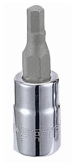 Hylsa med spindel Sata S21205; 1/4''; HEX8