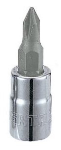 Hylsa med spindel Sata S21302; 1/4''; PH2