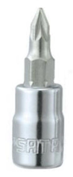 Hylsa med spindel Sata S21403; 1/4''; PZ3