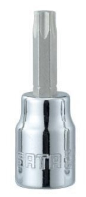 Hylsa med spindel Sata S21102; 1/4''; T10
