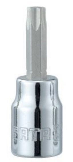Hylsa med spindel Sata S21103; 1/4''; T15