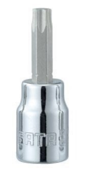 Hylsa med spindel Sata S21108; 1/4''; T27