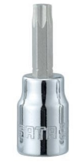 Hylsa med spindel Sata S21105; 1/4''; T25