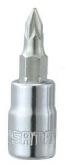 Hylsa med spindel Sata S21401; 1/4''; PZ1