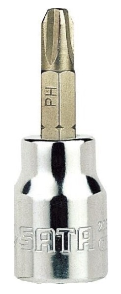 Hylsa med spindel Sata SC22301; 3/8''; PH1
