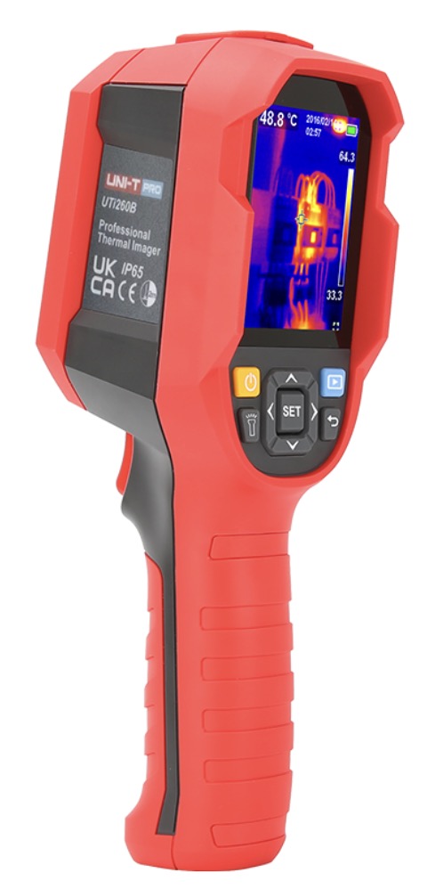 Infraröd termometer UNI-T UTi260B; 3,6 V; 1x5,0 Ah batt.