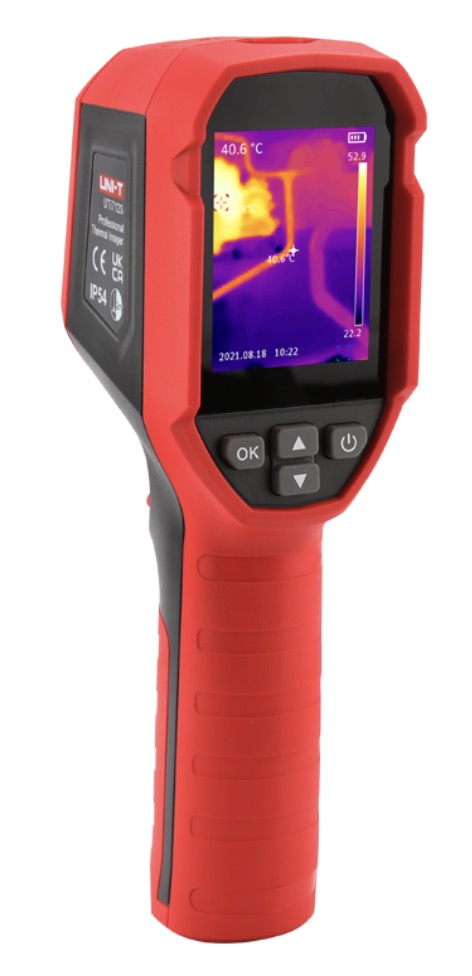 Infraröd termometer UNI-T UTi712S; 3,7 V; 1x2,6 Ah batt.