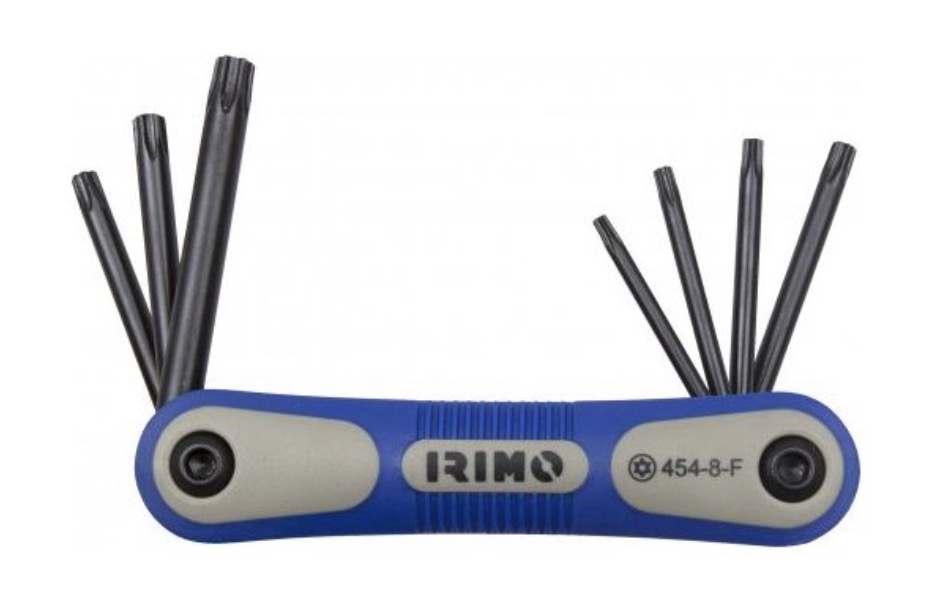 Hylsnyckelsats Irimo 454-8-F;&nbsp;TR9-TR40; 8 st.