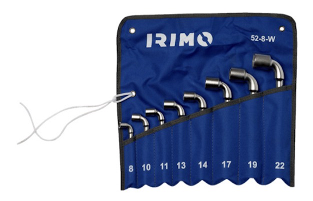 Hylsnyckelsats Irimo 52-8-W; 8-22 mm; 8 st.