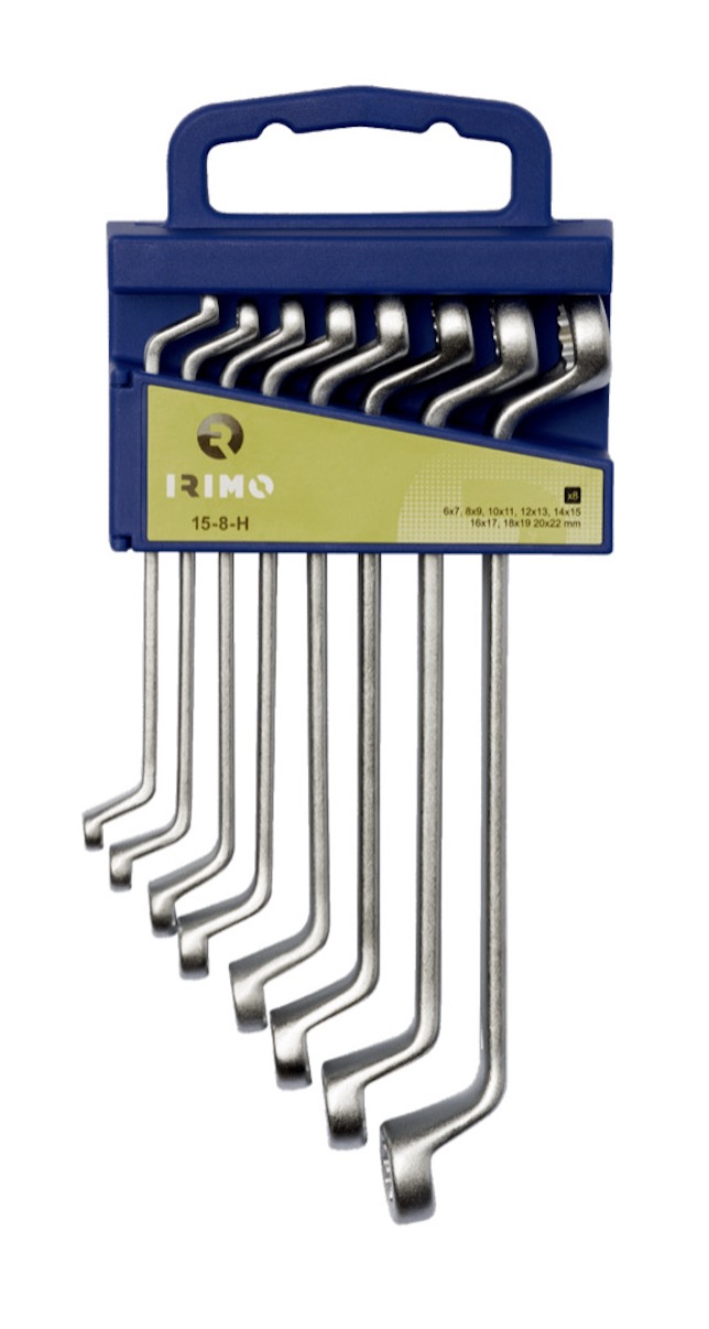 Hylsnyckelsats Irimo 15-8-H; 6-22 mm; 8 st.