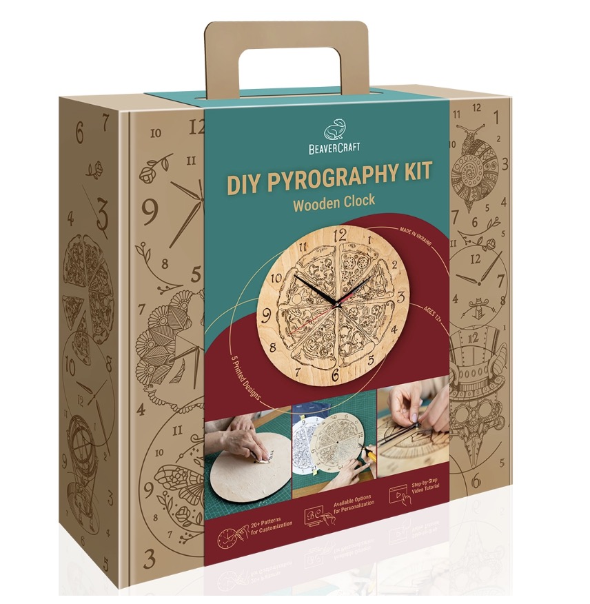 Sats BeaverCraft DIY-P-CLOCK