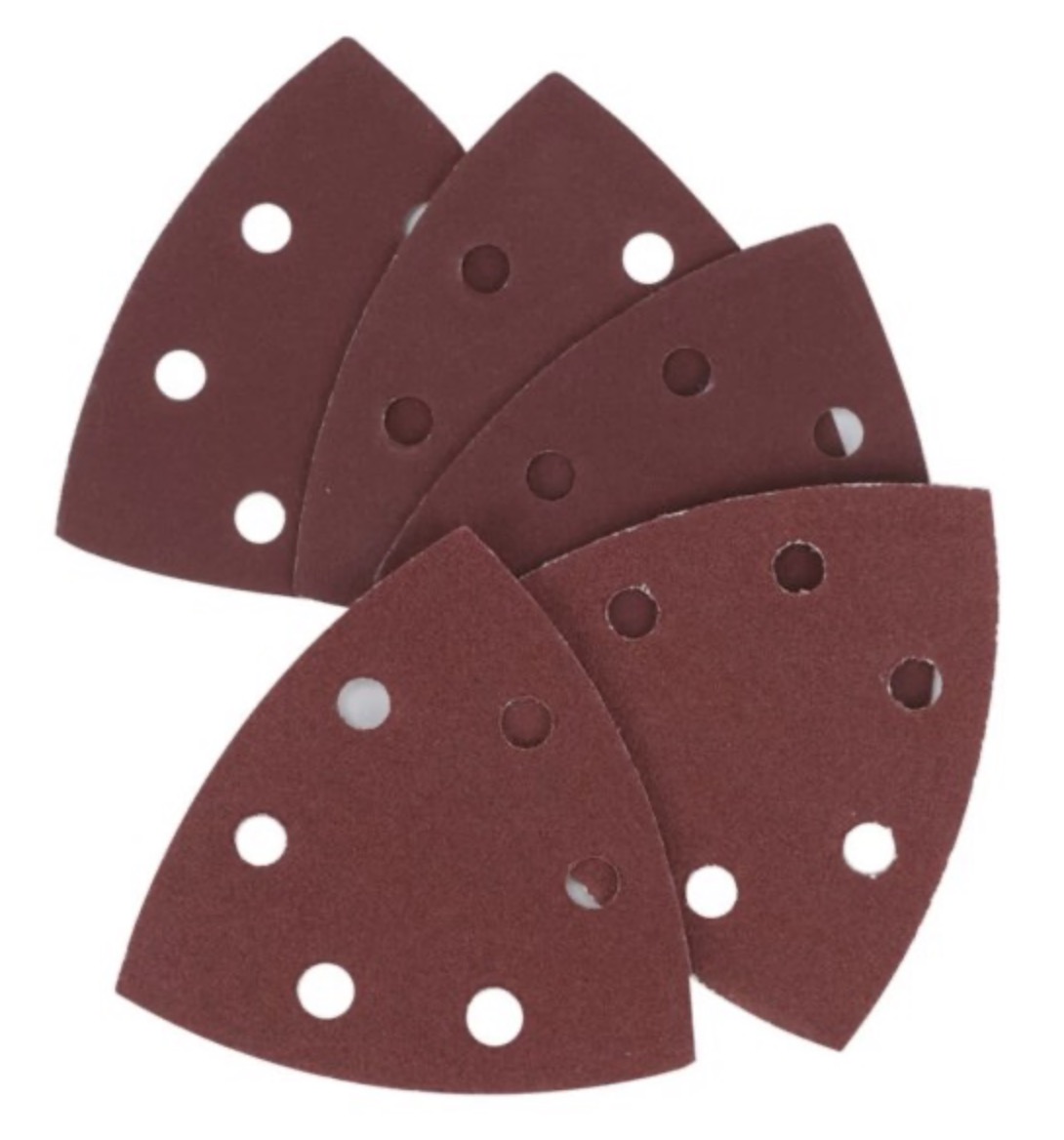 Sandpapper för multislipar Cortex 31410; 94x94 mm; P80; 5 st.