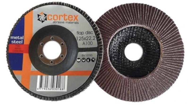 Lamellrondeller Cortex 14008; 125x22,2 mm; P100