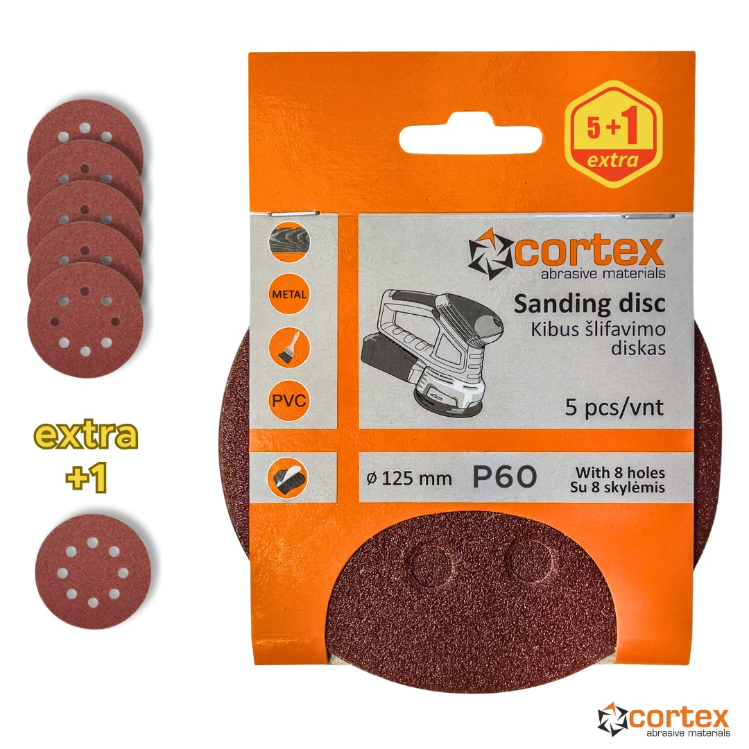 Slipband Cortex 18149; 125 mm; P60; 5 st.