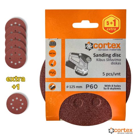 Slipband Cortex 18149; 125 mm; P60; 5 st.