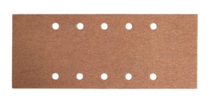 Sandpapper för planslipar Cortex 31417; 115x230 mm; P80; 5 st.