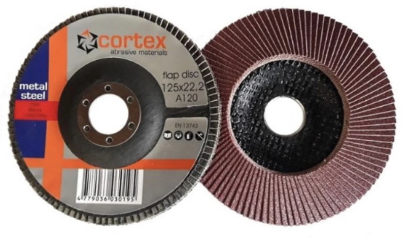 Lamellrondeller Cortex 14009; 125x22,2 mm; P120