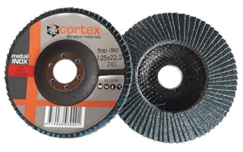 Lamellrondeller Cortex 14010; 125x22,2 mm; P40