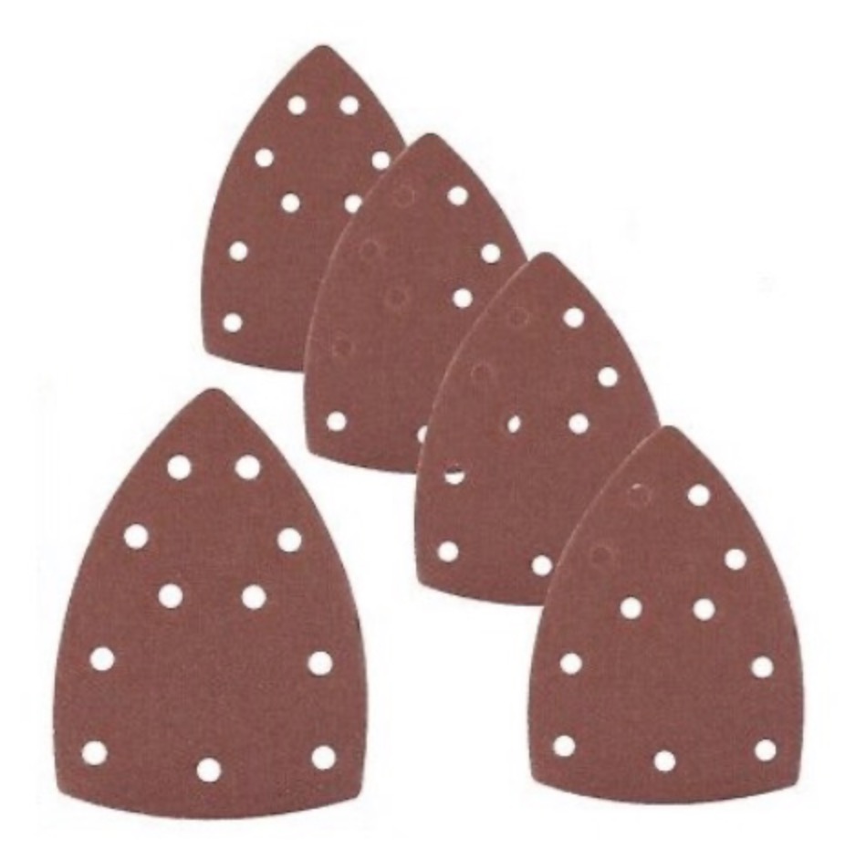 Sandpapper för multislipar Cortex 35232; 100x150 mm; P80; 5 st.