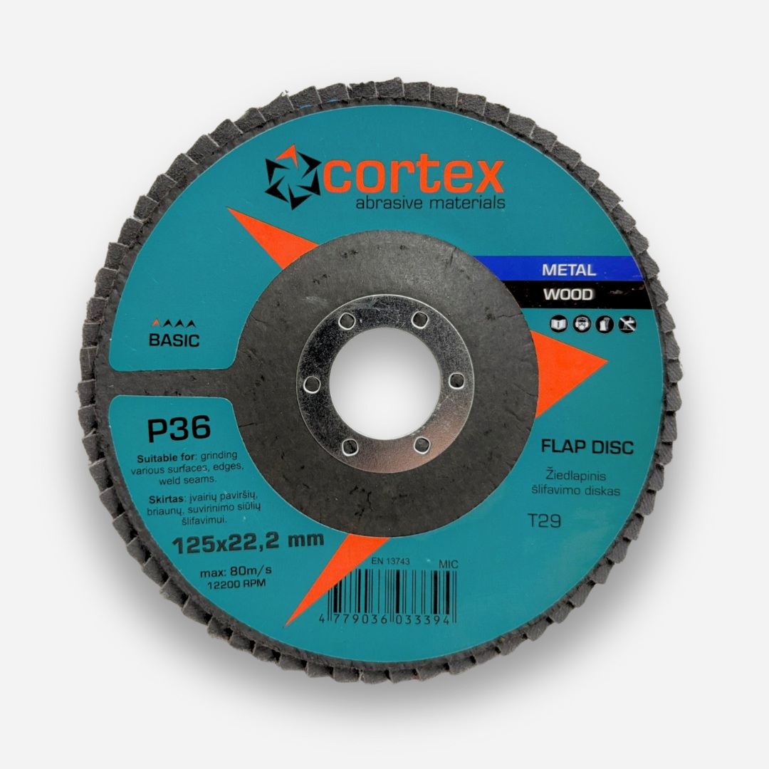 Lamellrondeller Cortex Basic 30924; 125x22 mm; P36