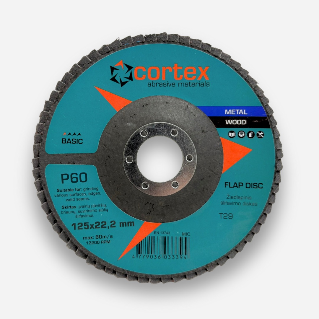 Lamellrondeller Cortex Basic 30926; 125x22 mm; P60