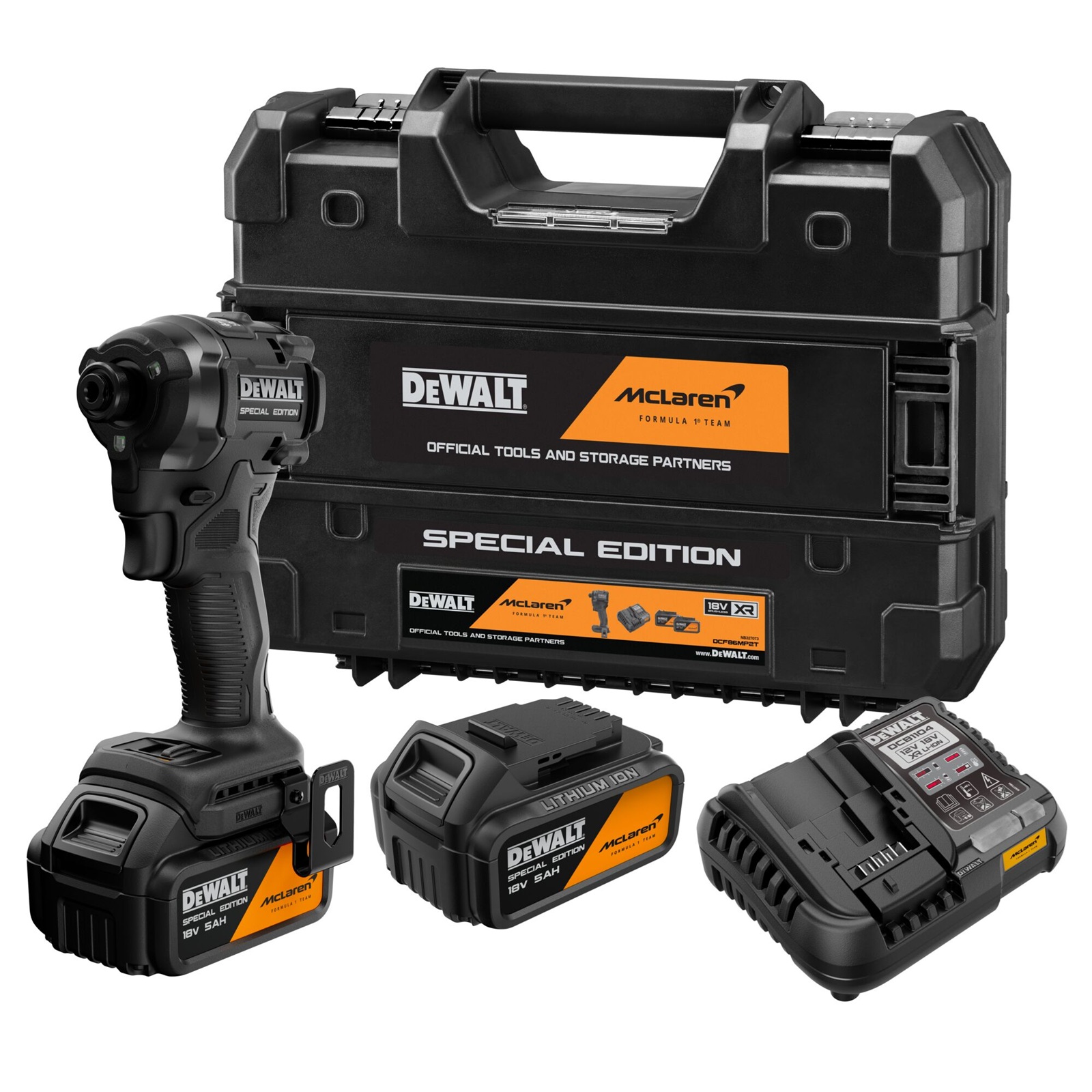 Slagskruvdragare DeWalt DCF86MP2T; 18 V; 2x5,0 Ah batt.
