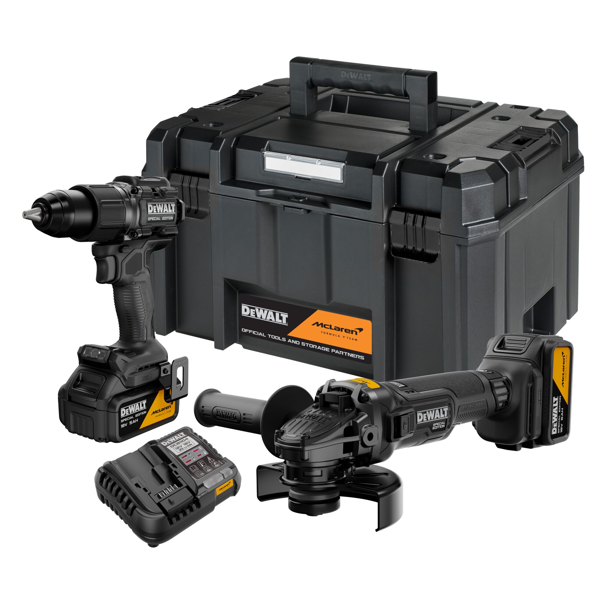 Verktygspaket DeWalt DCK2223MP2T; 18 V; 2x5,0 Ah batt.