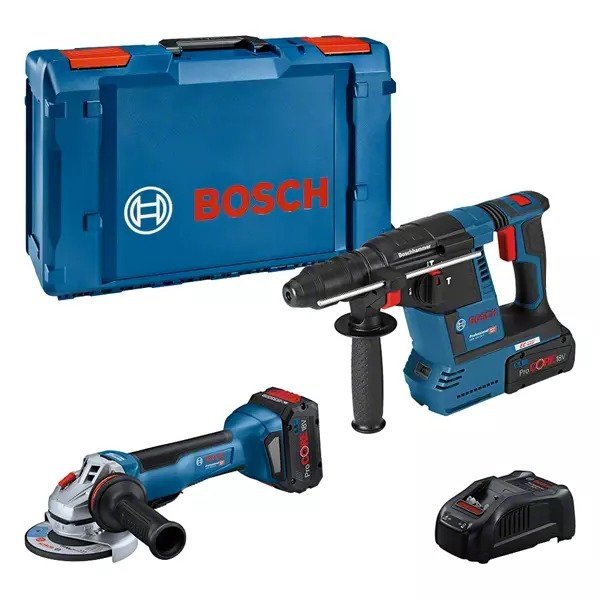 Verktygspaket Bosch 0615990N33; 18 V; 2x5,5 Ah batt.
