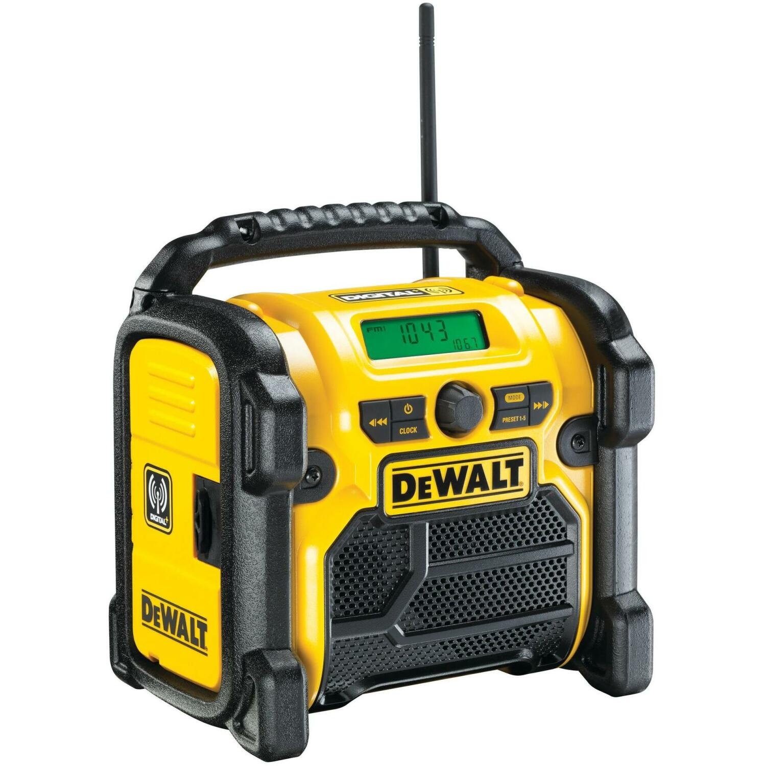 Radio DeWalt DCR021-XJ; 10,8-18 V (utan batteri och laddare)