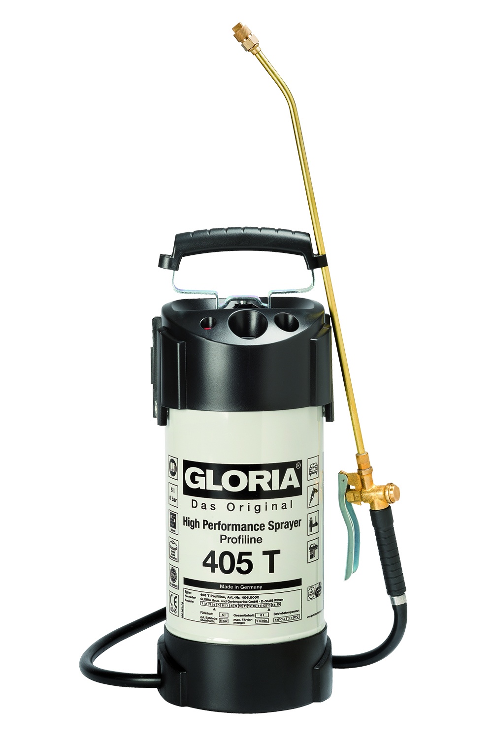 Högtrycksspruta Gloria 405 T Profiline; 5 l; 6 bar