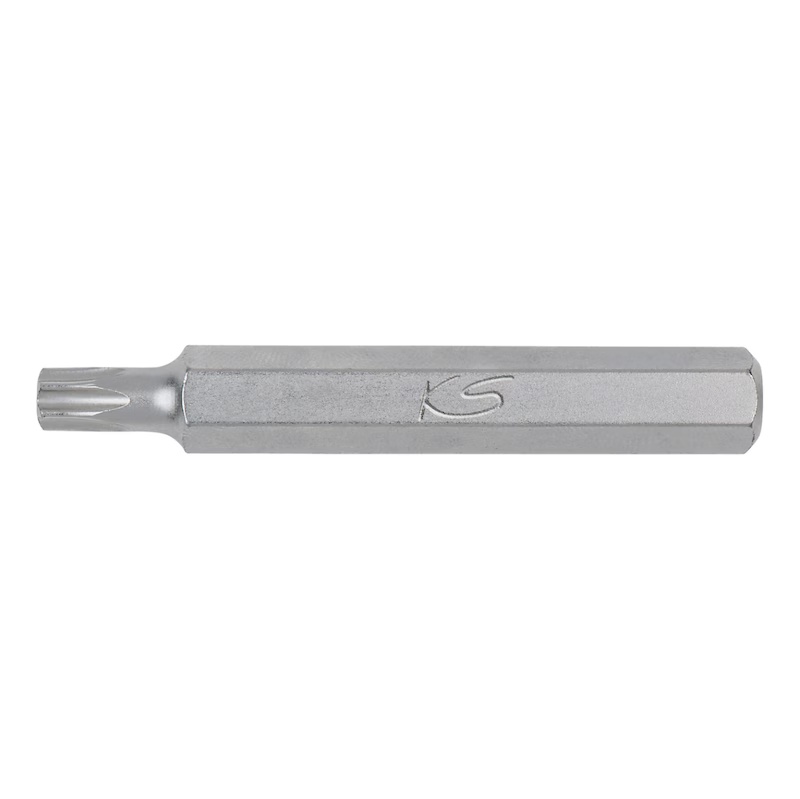 Bits spår KsTools 975.2075; Torx T70; 75 mm; HEX 10