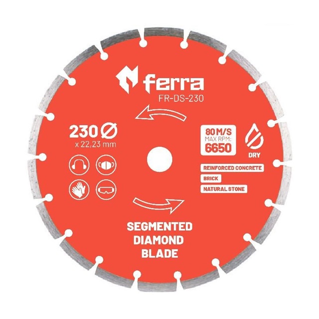 Diamantkapskiva Ferra FR-DS-230; 230 mm