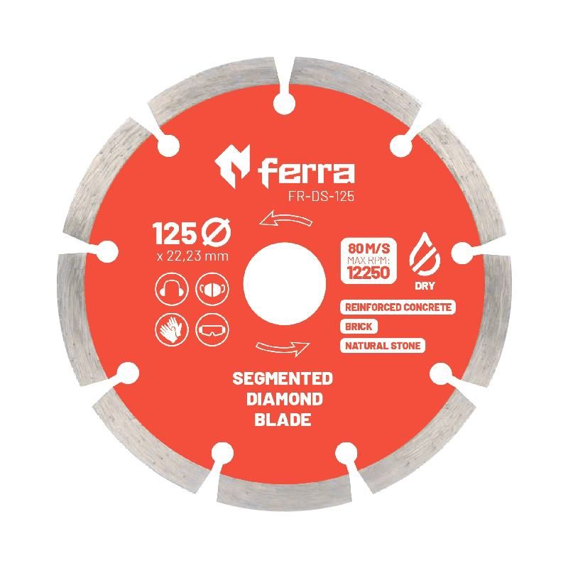Diamantkapskiva Ferra FR-DS-125; 125 mm