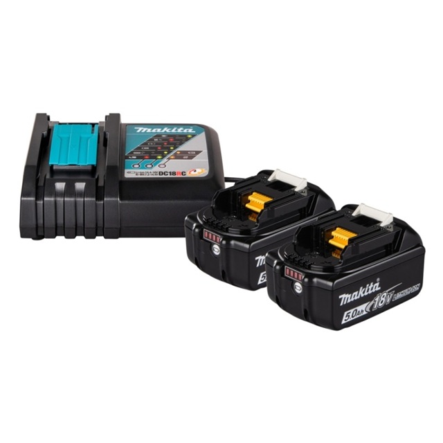 Tillbehörsset Makita 1914J6-4; 18 V; 2x5,0 Ah batt.