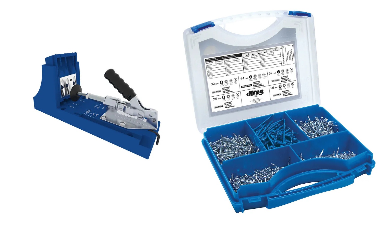 Multiguide för sammanfogning av paneler Kreg K4; 12-38 mm