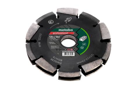 Diamantkapskiva Metabo Professional; 125x18x22 mm
