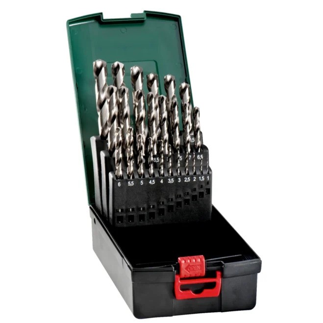 Borrsatser för metall Metabo HSS-G SP; 1 - 13 mm; 25 st.